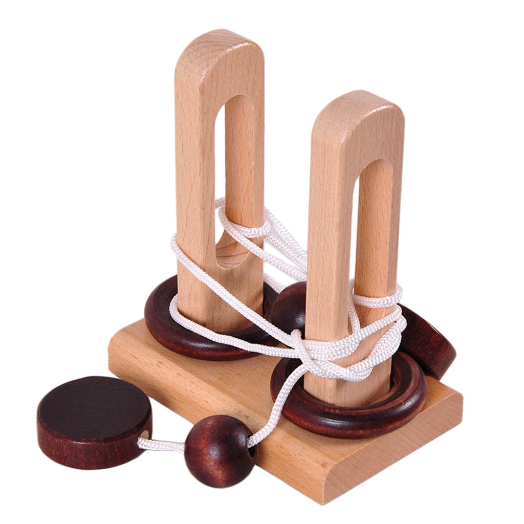 Classic Wooden Puzzle & Brain Teaser for Adults