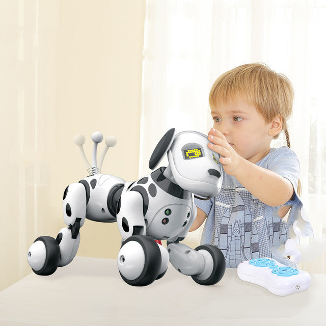 Interactive Smart Robot Dog Toy with Touch Sensors