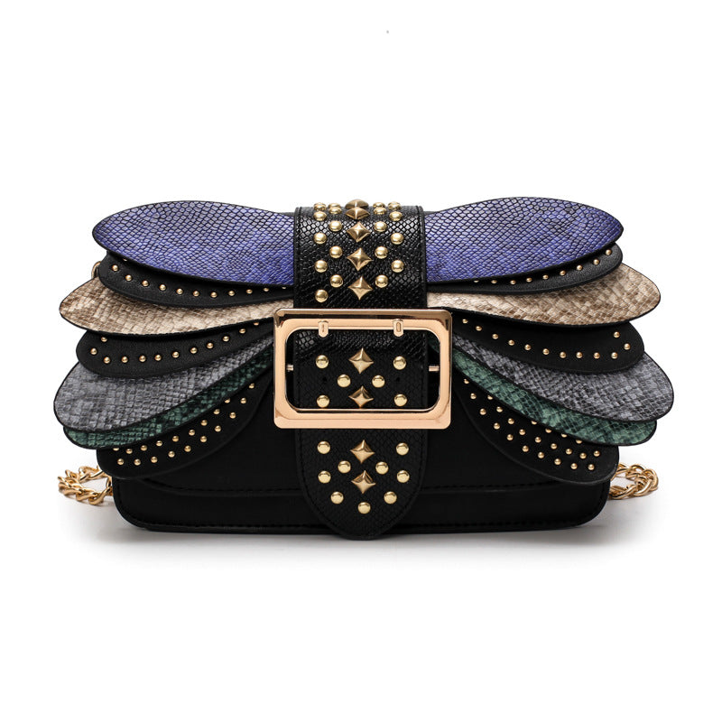 Studded Butterfly Wing Bag Ladies Shoulder Bag
