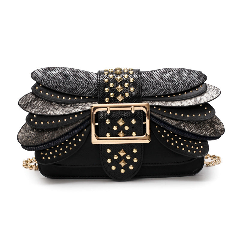 Studded Butterfly Wing Bag Ladies Shoulder Bag