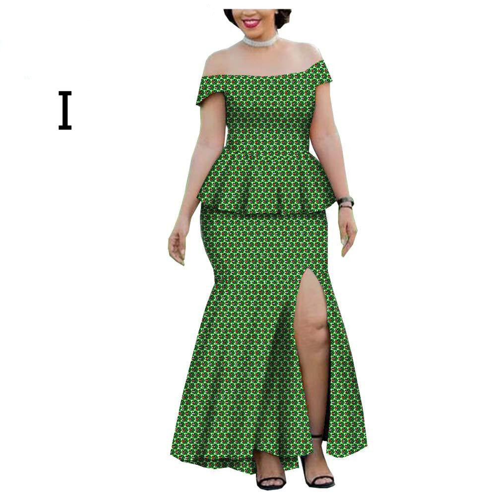 New Style Hot-Selling African Ethnic Printing Batik Cotton Plus Size Fashion Casual Suit