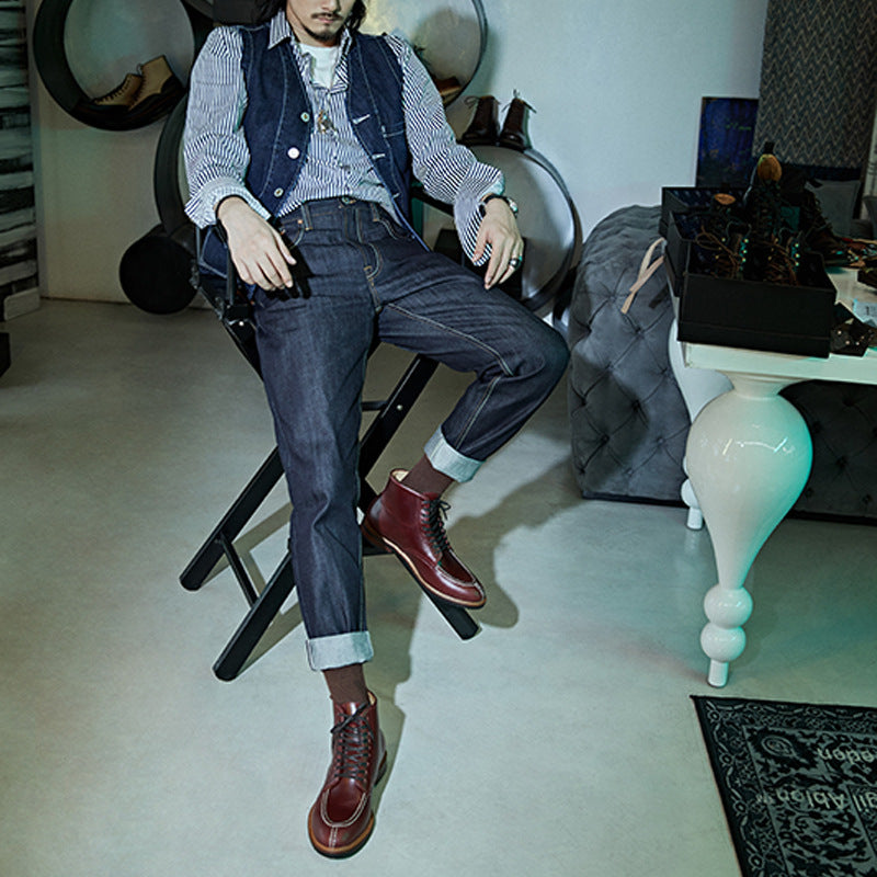 Men's Leather Shoes New First Layer Cowhide Business Suits Men's Leather Shoes