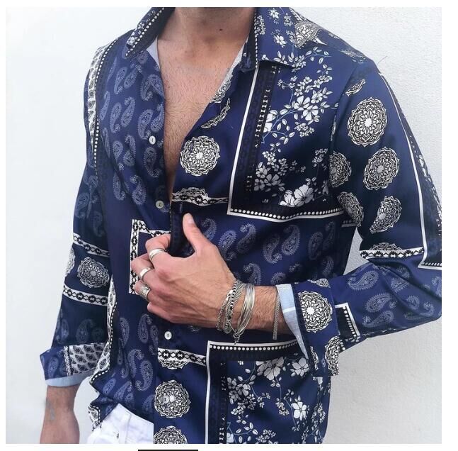 Printed wild casual shirt
