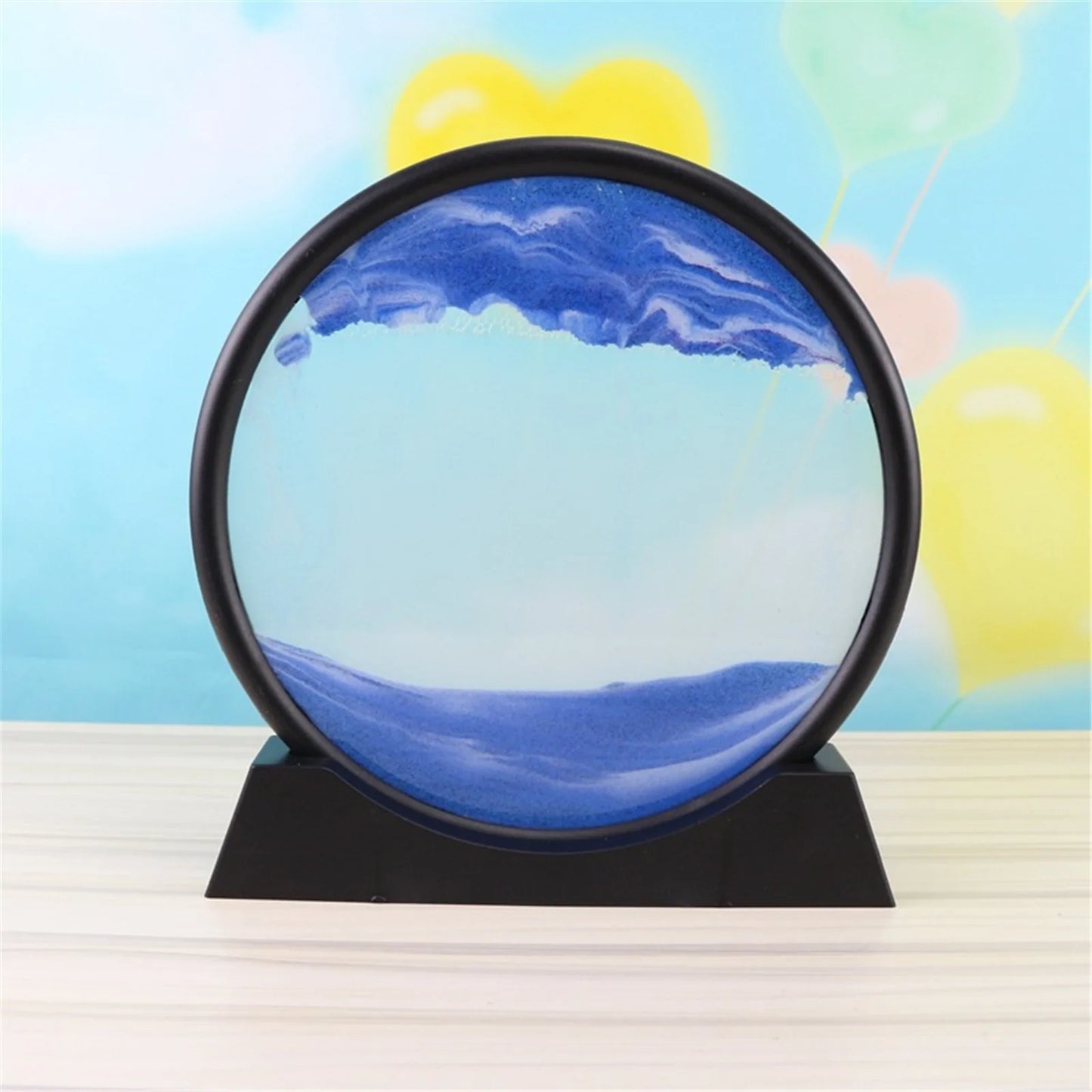 3D Kinetic Quicksand Art Sculpture - Hourglass Decor