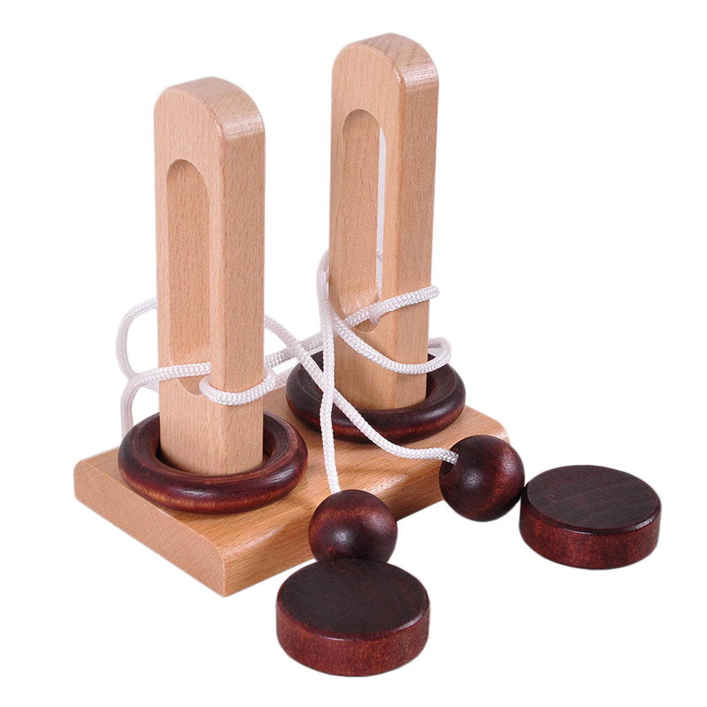 Classic Wooden Puzzle & Brain Teaser for Adults