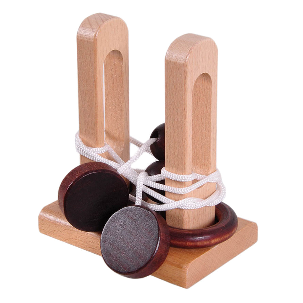 Classic Wooden Puzzle & Brain Teaser for Adults
