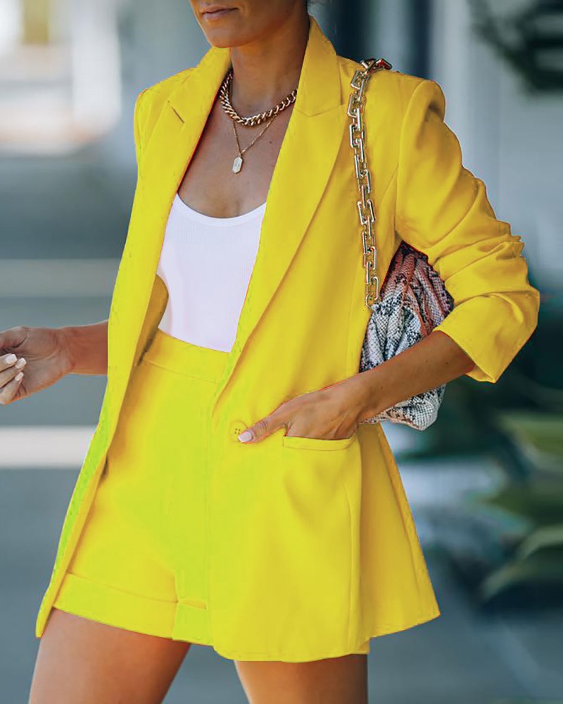 Top Shorts Suit Suit Sexy Temperament Women's Clothing