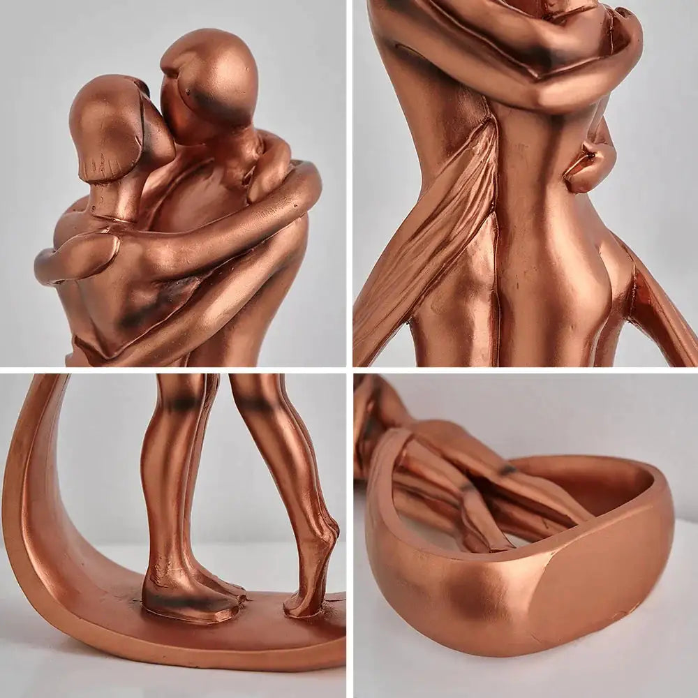 Amour Duet Sculpture | Couple Statue of Love & Unity