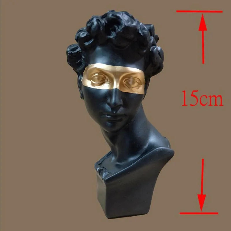 European Abstract Resin Bust Sculpture | Modern Home Decor