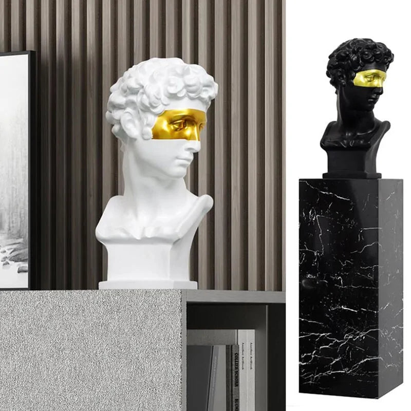 European Abstract Resin Bust Sculpture | Modern Home Decor