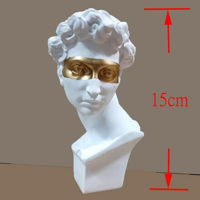 European Abstract Resin Bust Sculpture | Modern Home Decor
