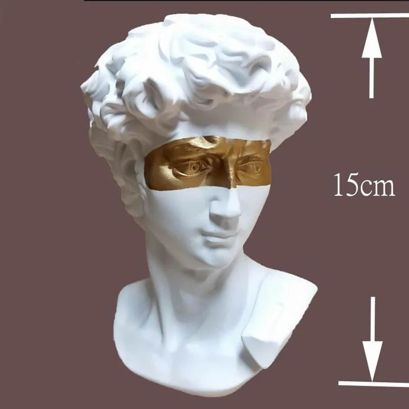 European Abstract Resin Bust Sculpture | Modern Home Decor