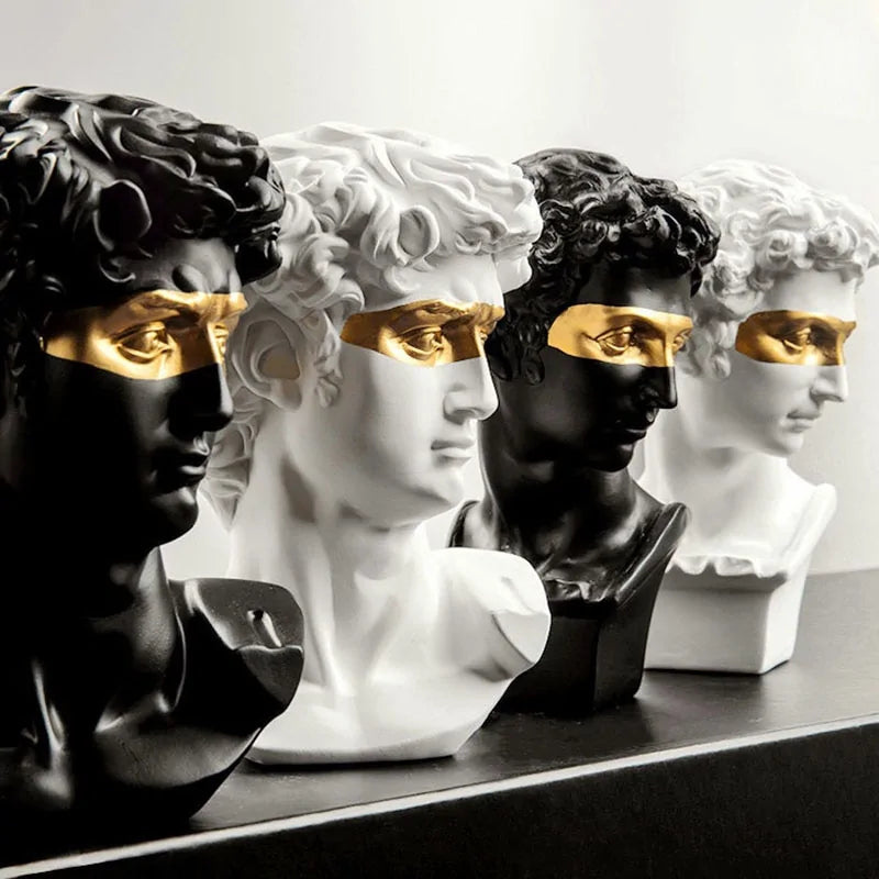 European Abstract Resin Bust Sculpture | Modern Home Decor