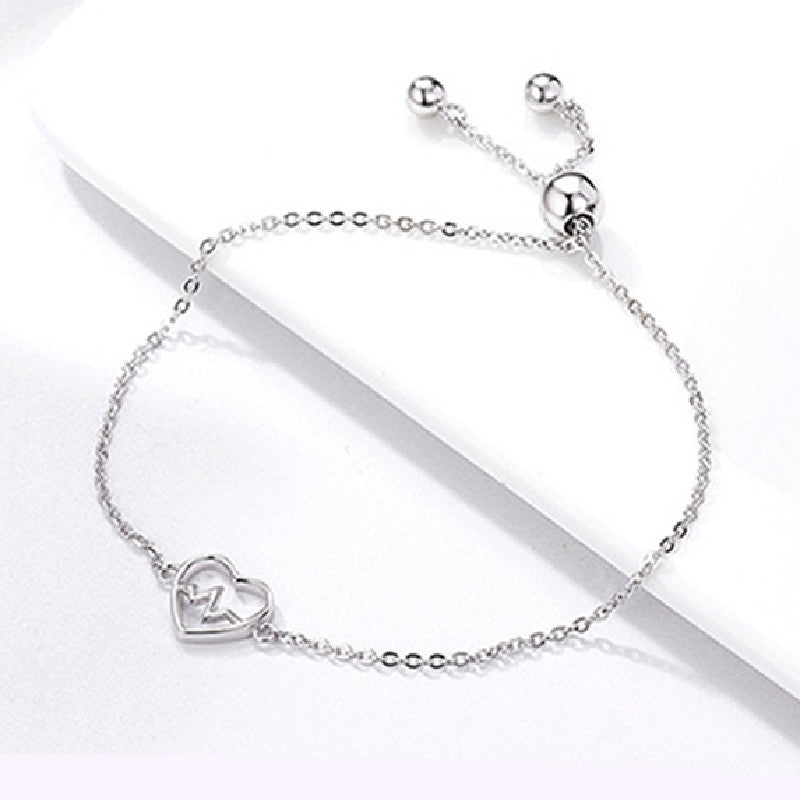 Custom Heart Bracelet Simple And Elegant Custom Jewelry Gift