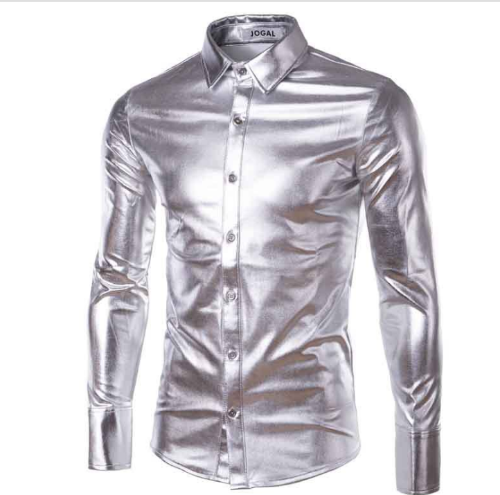 Shiny Shirt Black