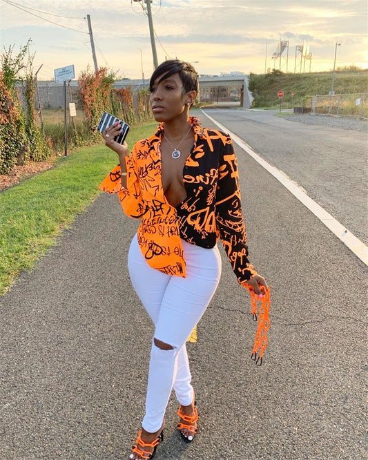 Women's printed shirt