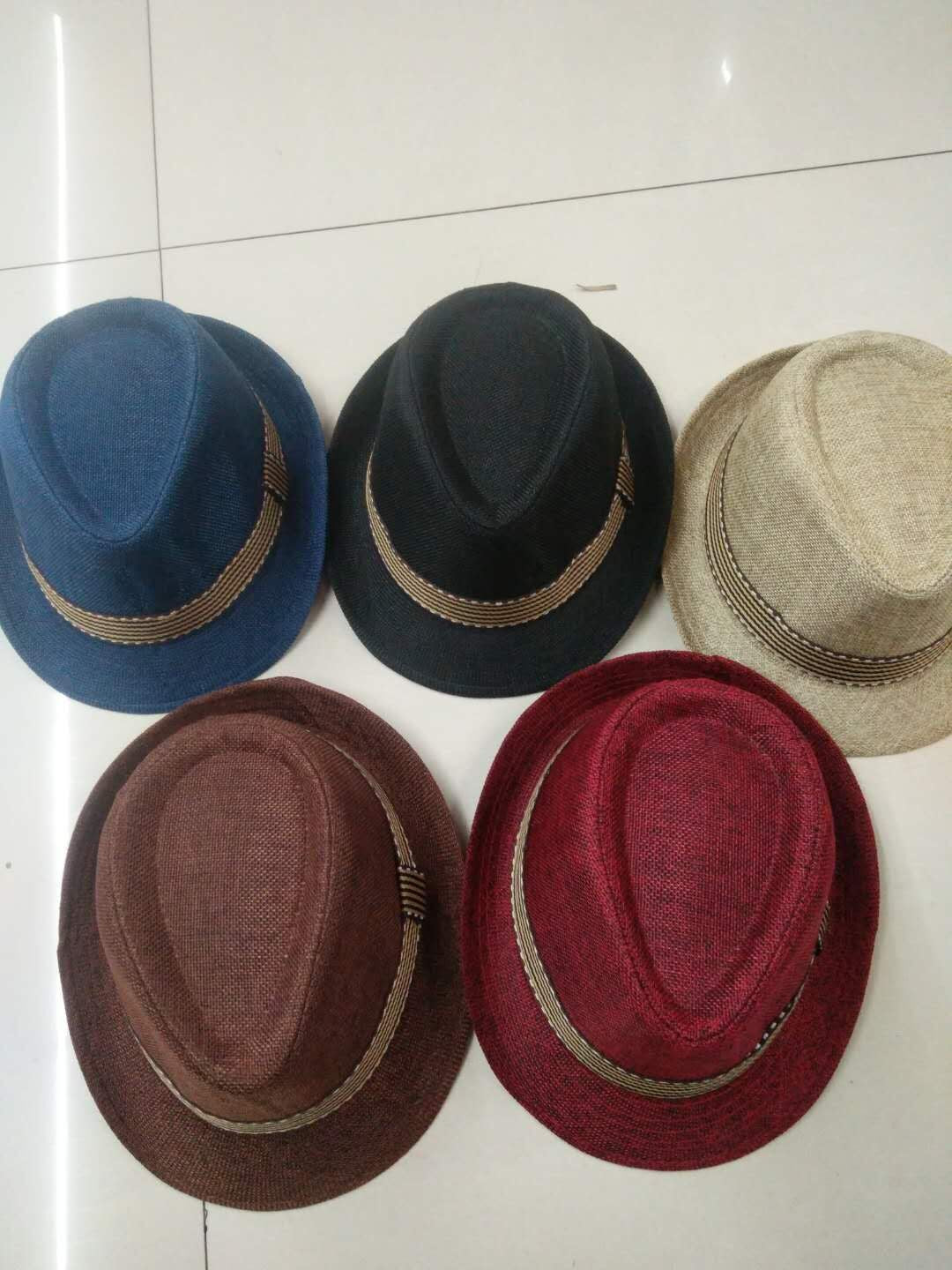 Hat Men's Sun Hat Spring And Summer Casual Fashion Jazz Hat Top Hat Outdoor Outing Beach Hat Gentleman Hat