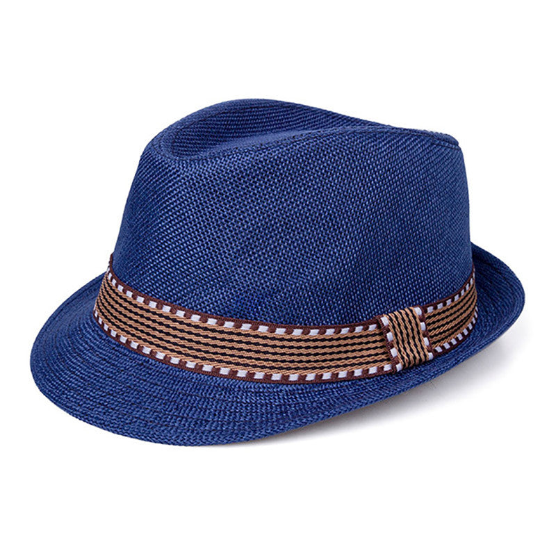 Hat Men's Sun Hat Spring And Summer Casual Fashion Jazz Hat Top Hat Outdoor Outing Beach Hat Gentleman Hat