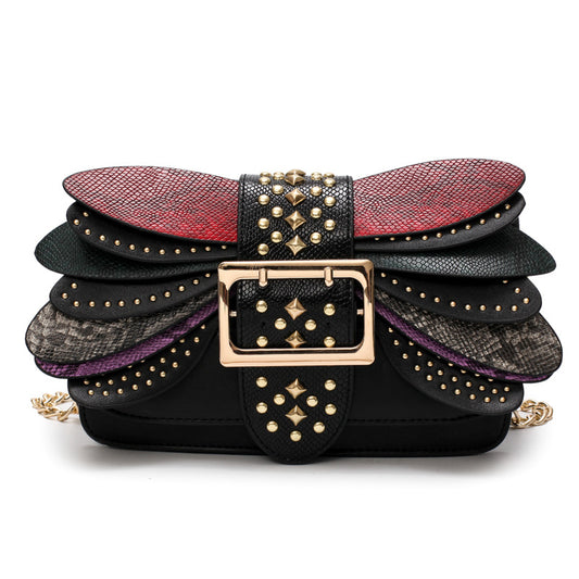 Studded Butterfly Wing Bag Ladies Shoulder Bag