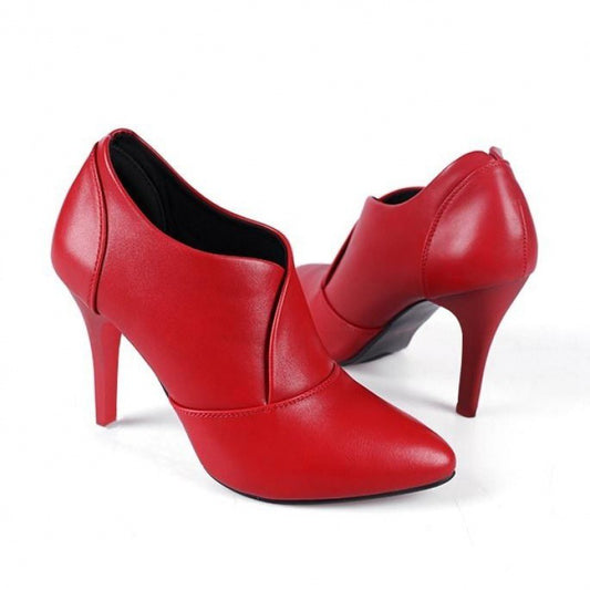 European And American Spring And Autumn New Stiletto Women'S Shoes Waterproof Platform High Heels Trendy All-Match