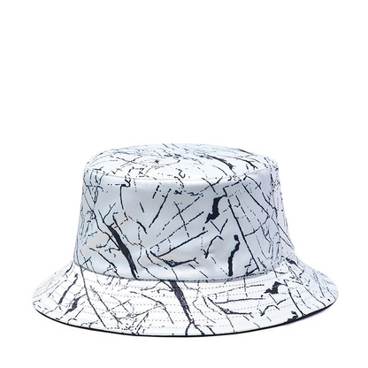 Graffiti Print Fisherman Hat Hip-Hop Disc Hat