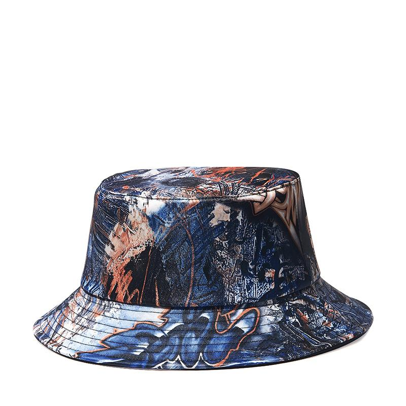 Graffiti Print Fisherman Hat Hip-Hop Disc Hat