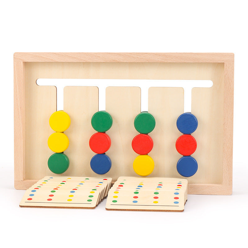 QZM Wooden Logic Puzzle for Kids