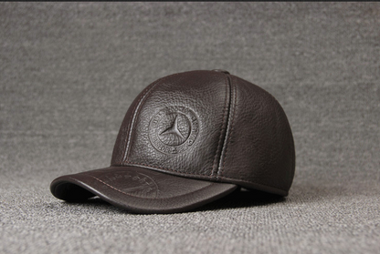 Monochrome cowhide hat