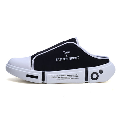 PU Slip-on Lazy Shoes Without Heels