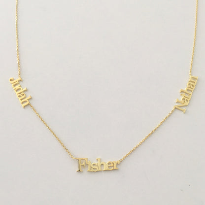 European And American Jewelry Personalized Name Necklace