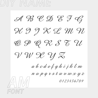 Personalized Custom 316L Stainless Steel Jewelry, English Alphabet Name Anklet