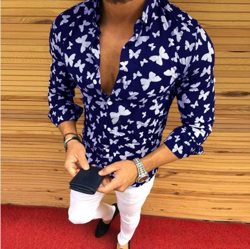 Butterfly print shirt