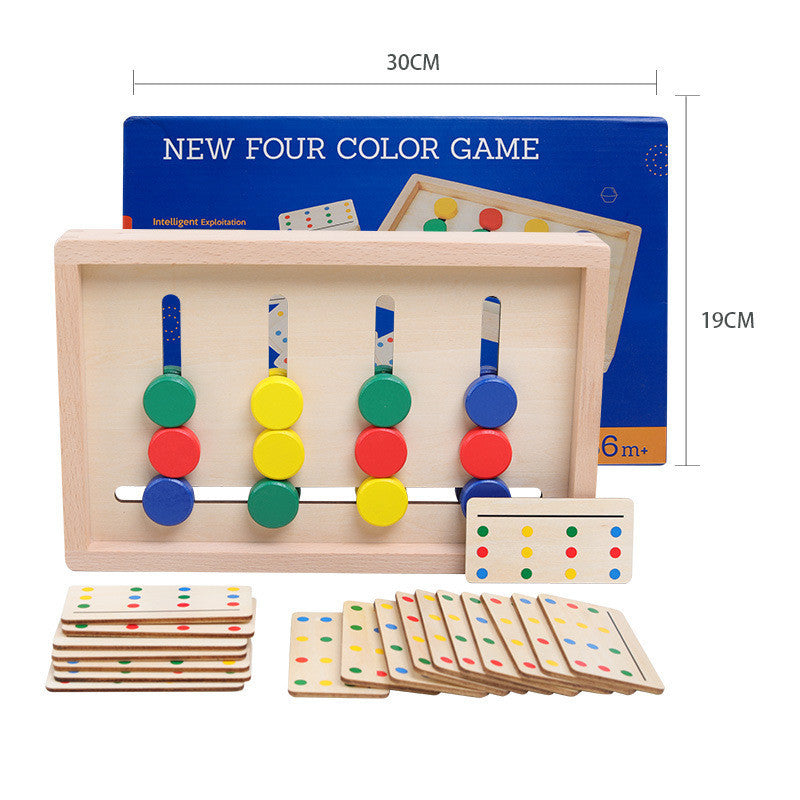 QZM Wooden Logic Puzzle for Kids