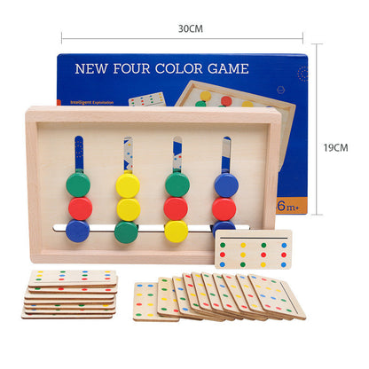 QZM Wooden Logic Puzzle for Kids