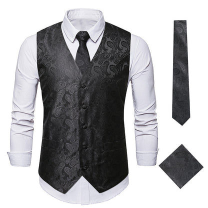 Mode SONNEBLOM Vest Mans Geborduurde Vest Europese Grootte Jas