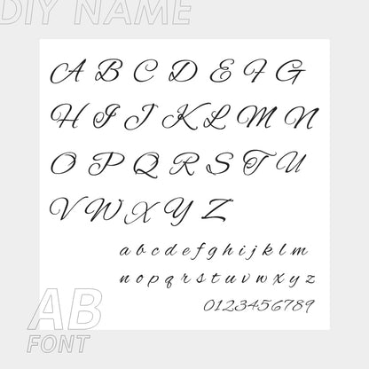 Personalized Custom 316L Stainless Steel Jewelry, English Alphabet Name Anklet