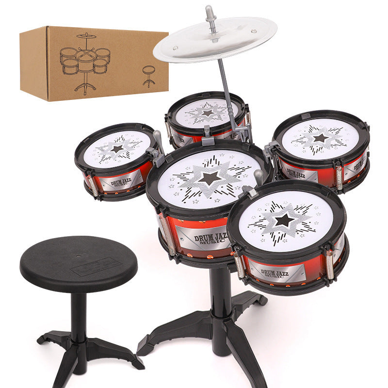 Kids Jazz Drum Set - Musical & Educational Toy
