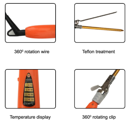 Single tube curling iron