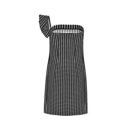 Off-the-shoulder hip dress