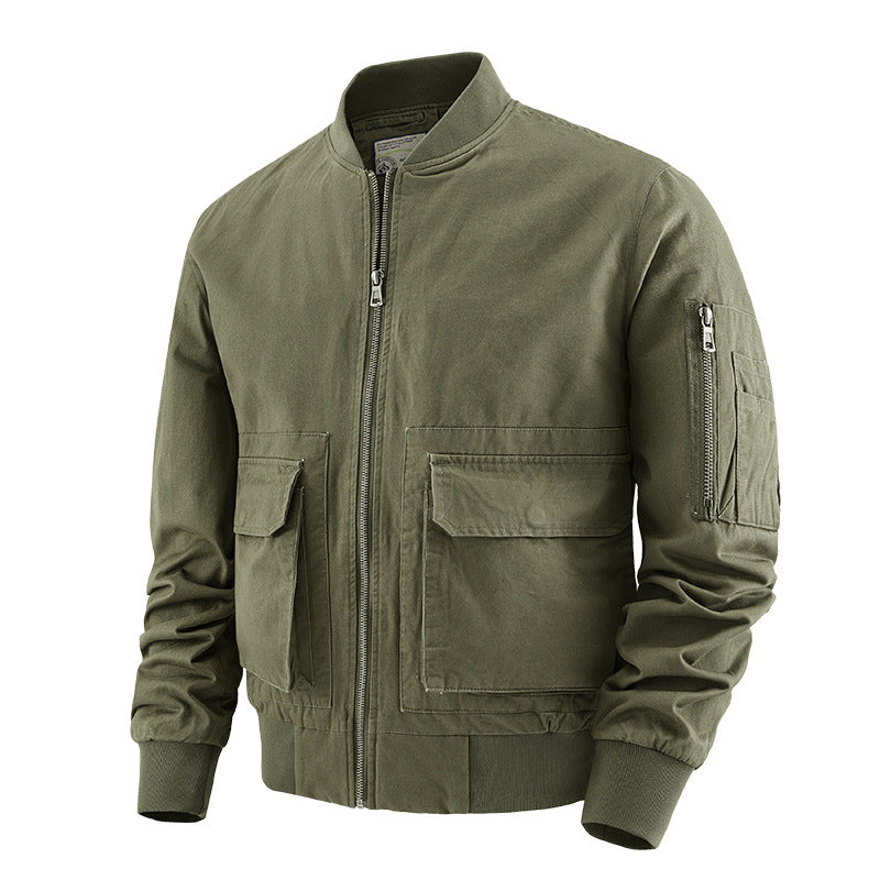 Fashion Personality Men's Flight Suit Coat