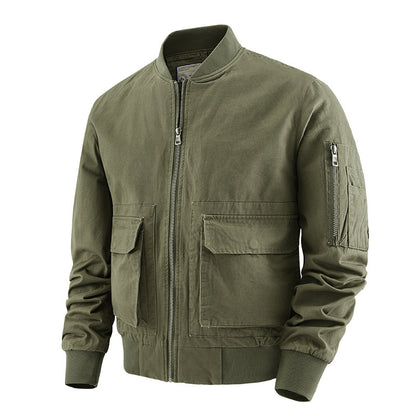 Fashion Personality Men's Flight Suit Coat