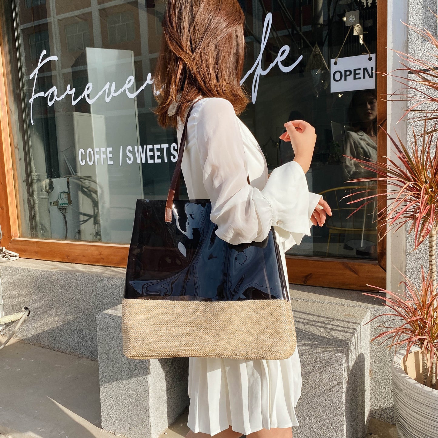 Jelly Bag, Western Style, Fashion, One-shoulder Ladies Bag
