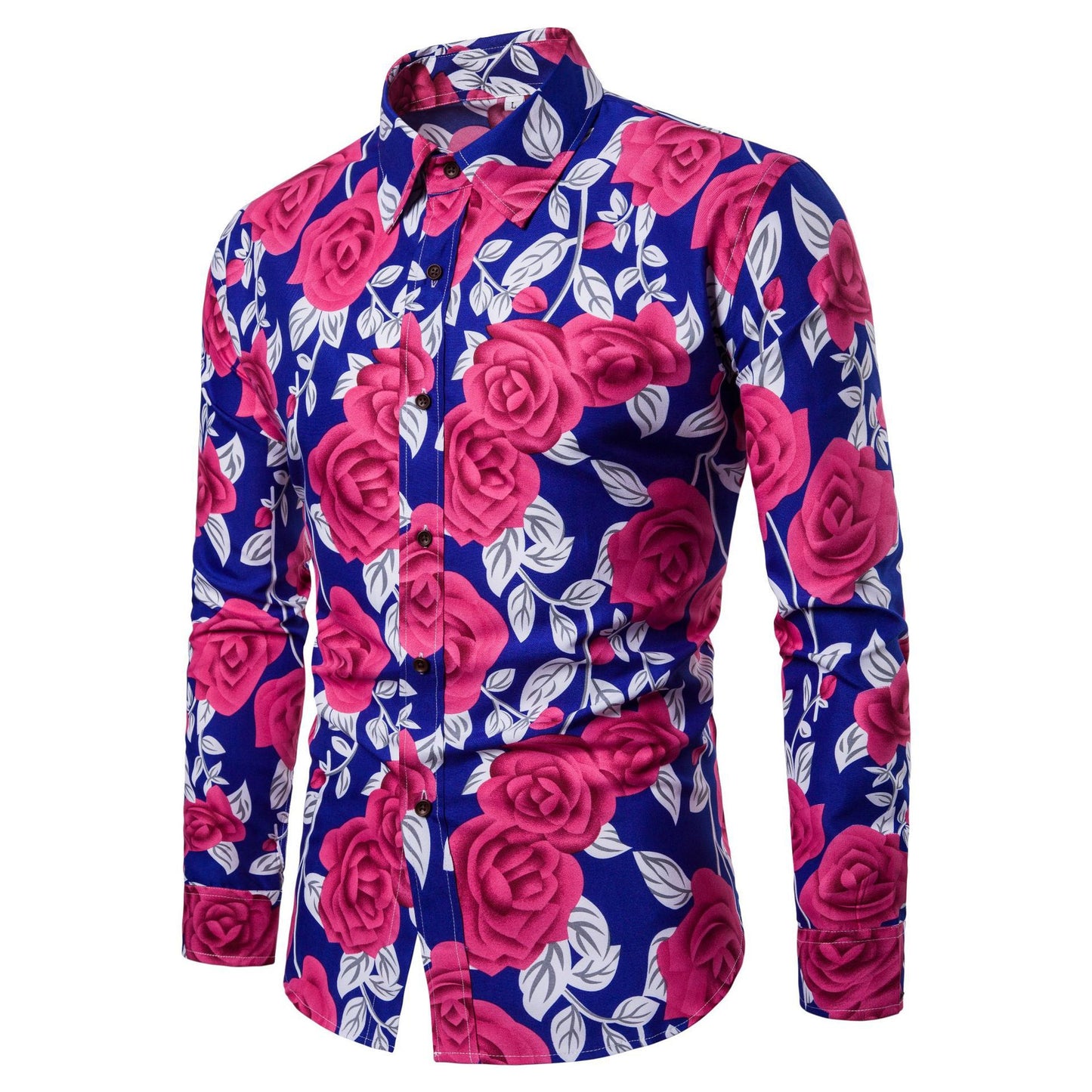 Rose print shirt