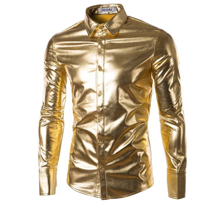Shiny Shirt Black