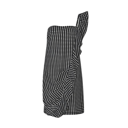 Off-the-shoulder hip dress