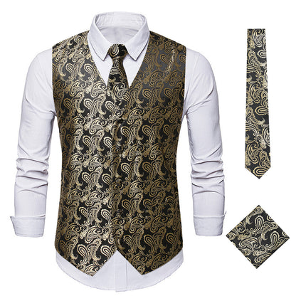 Mode SONNEBLOM Vest Mans Geborduurde Vest Europese Grootte Jas
