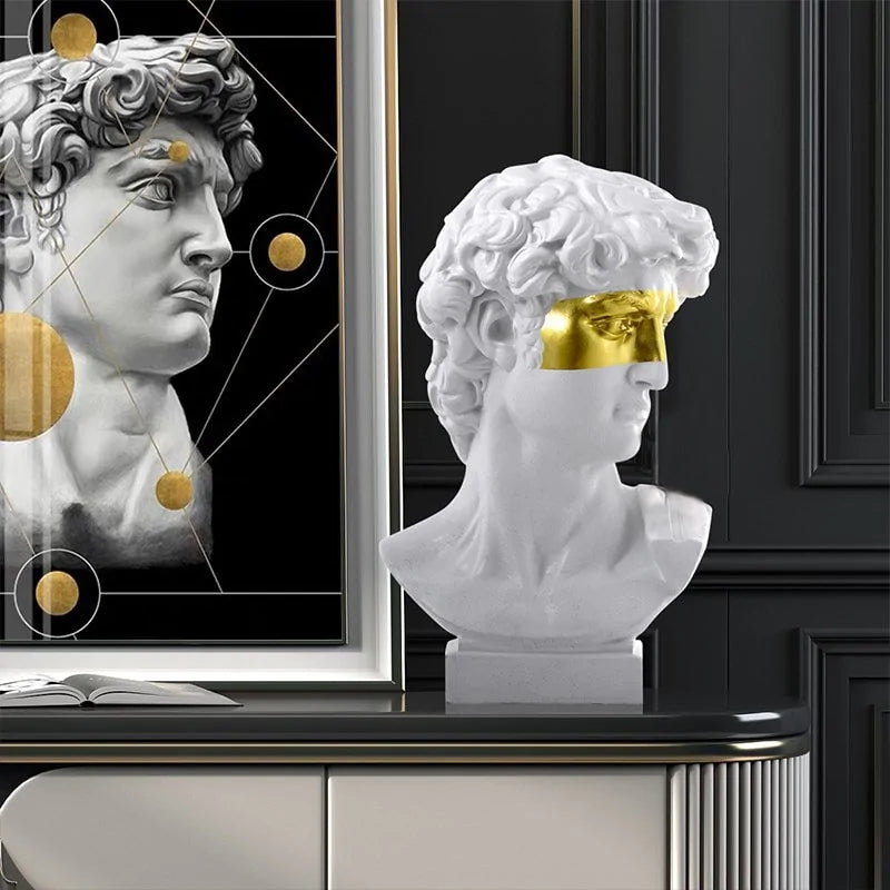 European Abstract Resin Bust Sculpture | Modern Home Decor