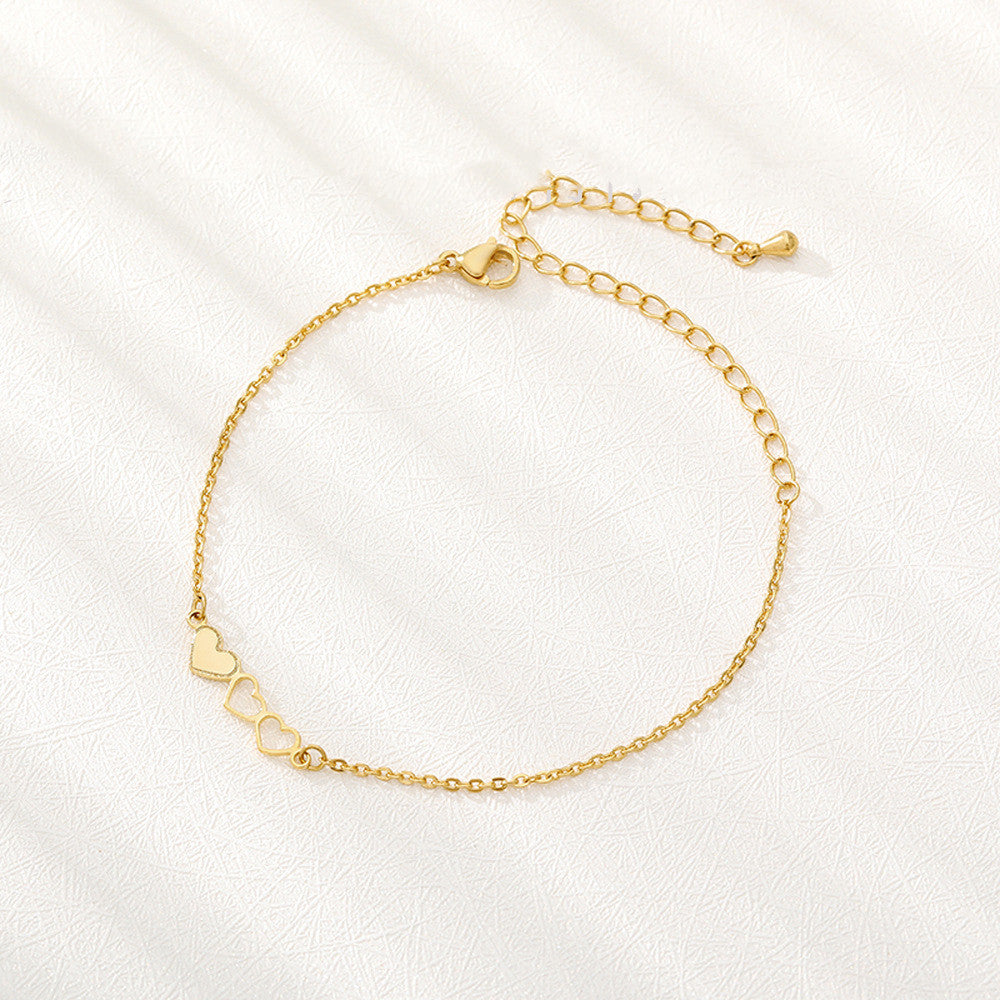 Custom Heart Bracelet Simple And Elegant Custom Jewelry Gift