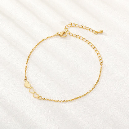 Custom Heart Bracelet Simple And Elegant Custom Jewelry Gift