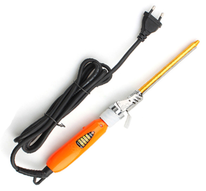 Single tube curling iron